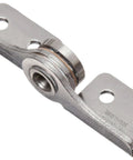Friction Hinge With 430 Stainless Steel Body And 303 Stainless Steel Pin, 1 Inch Leaf Height, side view showing 4 hole mount and torque mechanism.