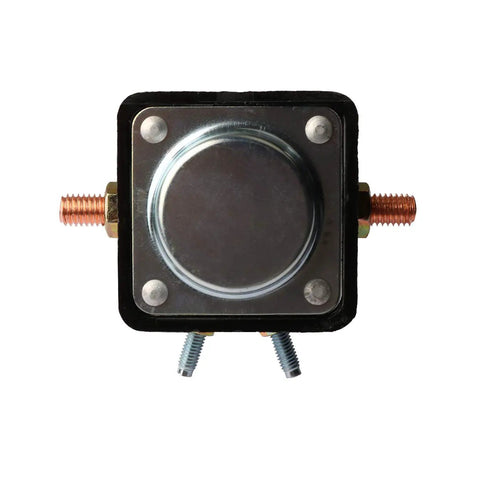 Starter Solenoid Replacement For Outboard Boats 12V Relay With 4 Terminals Insulated Ground Fits OMC Johnson Evinrude Mercury