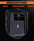 Wall Mounted Mains Fed Water Dispenser With Instant Heat And Adjustable Temperature Space Saving Office Water Cooler, safety features