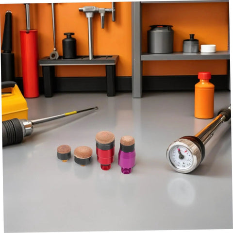 4pc Car Dent Repair Hammer Tip Set With Quick Change System For Faster Dents On Every Panel, Car Hail Damage Remover, Lightweight Metal Tips For Vehicles, assorted tips