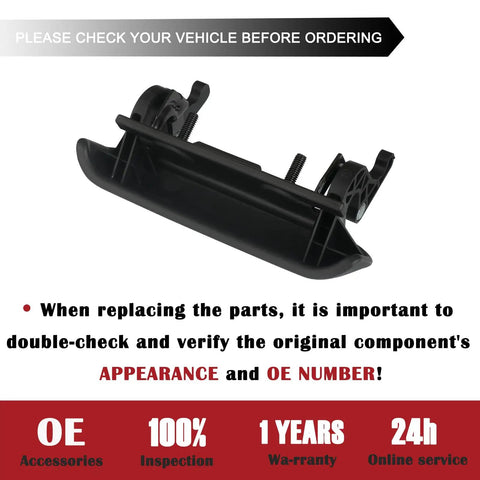 Tailgate Door Handle Replacement For Ford Ranger 1998-2011 And Mazda B2300 B3000 B4000 2001-2010 Textured Black Exterior