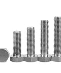Hardcore Pure Titanium Hexagon Bolts And Outer Hex Screws M10 X 35 Millimeter stacked bolts with hex heads for auto repairs.