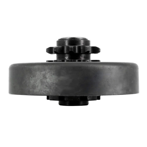 Hit The Road In Style With This Rock Solid Centrifugal Go Kart Clutch showing a heavy-duty design, 5/8" bore, and 10-tooth sprocket.
