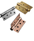 Hidden Self Closing Door Hinge Kit, Heavy Duty Steel Spring Closer With Self Rebound Positioning, 6 Inch, 2 Pack, Durable Interior Door Hardware