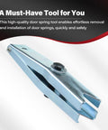Door Hinge Spring Compressor Tool Fits One Half Inch Wrenches For Quick Auto Door Spring Installation On GM Vehicles And Light Trucks Ideal For Replacing Front Or Rear Door Springs In Minutes, metal construction