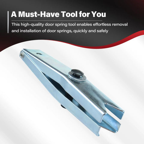 Door Hinge Spring Compressor Tool Fits One Half Inch Wrenches For Quick Auto Door Spring Installation On GM Vehicles And Light Trucks Ideal For Replacing Front Or Rear Door Springs In Minutes, metal construction