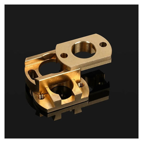 Upgrade Your 3D Printer With This Smooth Brass Oldham Coupling For Ender 3 V2 And CR10S Pro Make Z Axis Moves Way More Stable By Cutting Down Jams And Vibration On T8 Lead Screws, 8mm bore