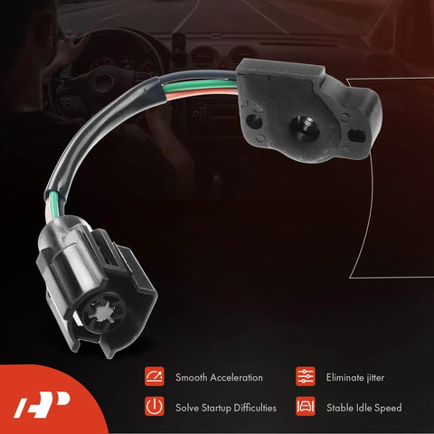 Throttle Position Sensor For Ford Broncos And Econoline Vans 1985 To 1996 Ready To Install Plug And Play TPS Fits 5.0L And 5.8L V8 Engines Replaces OE, 3-pin connector