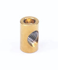 M6 Titanium Barrel Nut for Bicycle Seat Post 15mm Tall 9mm Diameter Golden Grade 5 6AL4V Titanium Alloy with Precise M6 Thread