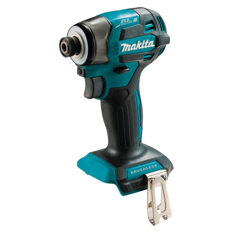 18V LXT Brushless Cordless Drill And Impact Driver Combo Kit, 2-Piece Set With 5.0Ah Batteries, lightweight tool angled view