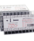 Tiny Yet Mighty Miniature Screw Set With Eighteen Different Specs Round Head And Countersunk Machine Screws In Clear Storage Case