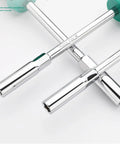 Fort Knox Tough Hex Nut Driver Socket Set Featuring Six Millimeter Wrench And Precision Screwdriver Bits on a white background.