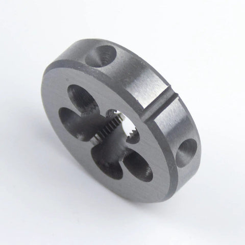 M16x2 Metric Round Die Right Hand for External Threading, 1.50 Inch Outer Diameter, 0.55 Inch Thick, Pro Grade High Precision Tap, Large Chip Clearance, Conical Lock Hole, Built for Clean, Precise Threads Every Time. steel round die