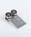 Four Wheel Trolley Roller Bearing Assembly for 1 5 8 Inch High Strut Channel with Top Set Screw