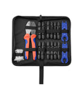 Open Solar Crimping Tool Kit For DIY PV Installations With 12 Connector Pairs, 2 Spanner Wrenches, And 14-10 AWG Crimping