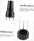 Game Changer 3 Piece Espresso Coffee Powder Stirrer Set Heavy Duty Stainless Steel Wands featuring a needle stirrer head.