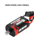 180 Brushed 55T RC Motor with Stainless Steel Pinion for TRX4M Crawler Upgrades Defenders Bronco K10 F150