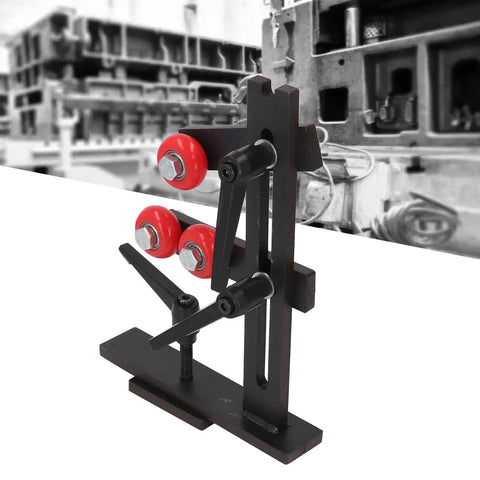 Pro Grade Wood Lathe Steady Rest With Stable L Shaped Woodworking Center Frame Cast Iron Tool Rest And 3 Fixing Wheels For Rock Solid Wood Turning Precision In Industrial Machine Fixtures
