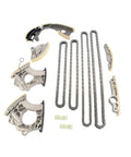 Heavy Duty Timing Chain Tensioner Guides Rail Kit For Audi A4 A5 A6 Q5 With 3.0 And 3.2 Liter Engines Featuring Durable Alloy Build That Slams The Noise, Fixes Rattling Issues And Keeps Your Motor Running Smooth Like Butter. alloy timing chain guide kit with rails and chains