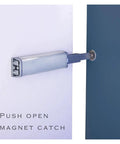 4 Pack Adjustable Tongue Distance Magnetic Door Catch for cabinet cupboard wardrobe push open latch closure easy install strong hold