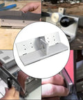 Beast Knife Sharpening Jig for Belt Grinder and Belt Sander, Adjustable 90 to 135 Degrees, shown in use with various tools