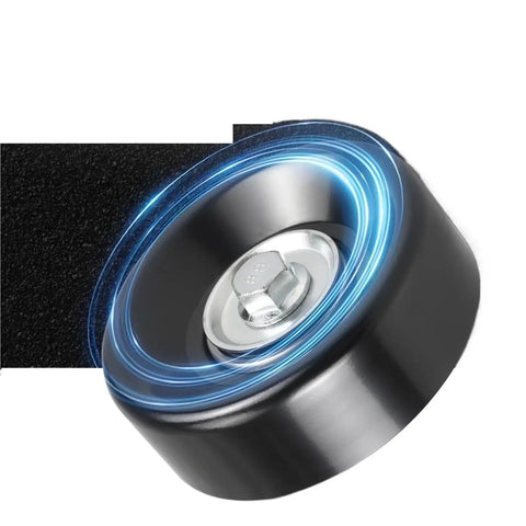 Close-up of an LS drive serpentine belt idler pulley featuring durable CNC machining for OEM fitment.
