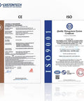 CE and ISO9001 certification documents for East World Automation Equipment Co., Ltd.