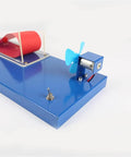 Hands On Aircraft Lift Principle Demonstrator Kit For Physics Class, featuring blue blower base with red wing model attachment