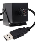 48MP USB Camera For Laser Engravers And Raspberry Pi Pro Grade Ultra HD 8000x6000 Mini Lightburn Vision Camera shown at an angle.
