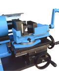 Rock Solid Electric Tube Pipe Notcher One Horsepower Plug And Play Rig with swiveling vise for 1-2 inch tubing processing.