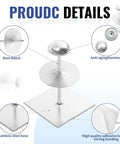 Straight Up Tough Self Stick Insulation Pins 2-1/2 Inch with galvanized finish, aluminum dome cap, and stainless steel base.