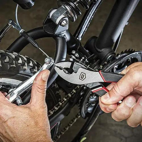 4 Piece Pliers Set With Tru Grip Handles And Induction Hardened Cutting Edges used to adjust bike brake