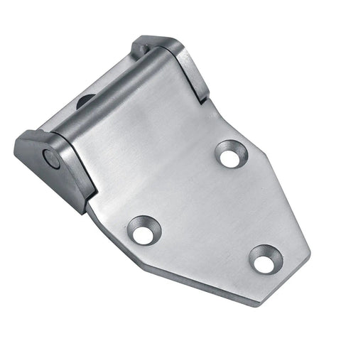 Premium Grade 304 Metal Straight Out The Box Heavy Duty Stainless Steel Barn Hinges with a slick finish for gate hardware.