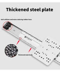 Heavy Duty Side Mounted Ball Bearing Drawer Slides Silent Easy Glide Telescopic Folding Cabinet Insert With Full Extension Roomy Access Cold Rolled Steel Built Tough For Daily Grind At Twenty Inches showcasing thickened steel plate detail.