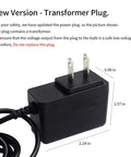 New version transformer plug for Magnetic IP65 Waterproof Led Work Light With Flexible Gooseneck, 900 Lumens, 110V-240V Range