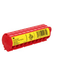 Wire Marker Tape Dispenser With Numbered Label Rolls 0 To 9, Pressure Sensitive Acrylic Adhesive, red compact unit