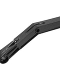 Black Rear Radius Arms For 2014-2025 Polaris RZR XP 1000 And XP 4 1000 Beefy High Clearance Heavy Duty Steel With Adjustable Heim Joints Rugged Off Road Upgrade close-up black powder-coated steel arm with heim joint