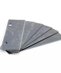 OEM Replacement Blades Pack Of 6 For Commercial Dicers Slicers Steamers Fryers And Food Warmers stacked on white background