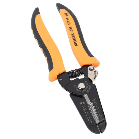 Tough As Nails Carbon Steel Wire Stripper Pliers With Safety Lock For 10 To 22 Awg Wiring Harnesses on a white background.