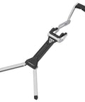 Ultra Lightweight Folding Bike Stand For Road Bikes Up To 700 By 38C Aluminum Tune Up And Display Stand With Under Bottom Bracket Mount
