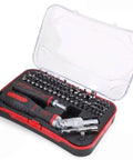 Get Your Mechanic Tool Set Ready For Any Ride With These Heavy Duty Ratchet Handles And Magnetic Screwdrivers Featuring Torx Bits For Serious Car Maintenance And Hardware Repairs That Feel Totally Cool. red metal ratchet screwdriver set in case