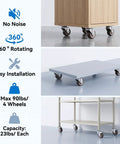 12 Pack 1 Inch Swivel Caster Wheels Real Deal Hardware Kit For Furniture Featuring Six Locking Brake Units And Six Freewheel Rollers Smooth Like Butter on furniture and carts.