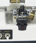 Automatic Optical Lens Groover For Eyeglasses With Iron Plating Panel 7 Depth Settings From 0 To 7mm 110V machine control knob