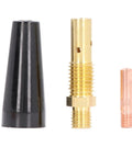 24 Pcs MIG Welding Gun Consumables Kit For FY 15AK With Copper Tips Nozzles And Diffusers Replacement Parts Complete Accessory Set detail
