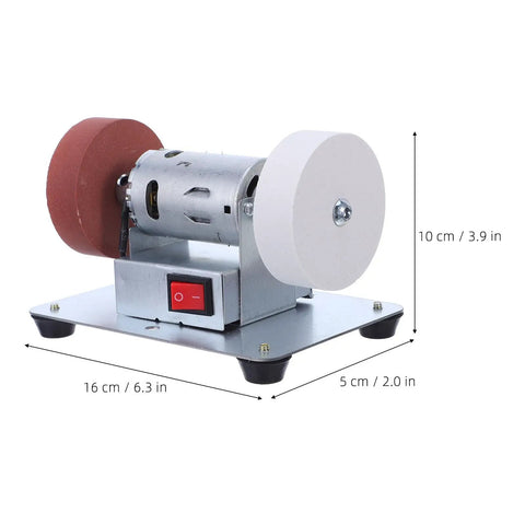 Tough Desktop Belt Sander And Badass Knife Sharpener Featuring Adjustable Grinding Angles Easy Plug-In Design Compact motorized machine for rust removal.