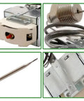 High Limit Thermostat Switch For Pitco Fryers 1/4 Inch Thread MPT 450F/230C Safety Rating built tough.