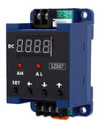 Hella Responsive DC Digital Amp Meter Shows Zero Point Three To Fifty Amperes On Sharp LCD Screen with buttons and connections.