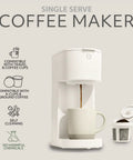 Eco Series Single Serve Coffee Maker For K Cup And Ground Coffee With Six To Twelve Oz Brew Sizes And Strong Brew Option