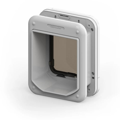 Microchip Activated Cat Flap 360 Door With ISO And AVID Compatibility For Up To 30 Cats Or Small Dogs No Fuss Setup Works