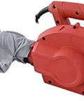 Badass Dual Purpose Industrial Dust Collector Blower with a 1600W motor, compact design, and flexible hose for tough cleanup tasks.
